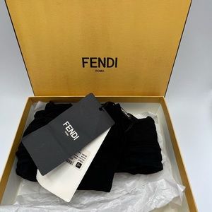 FENDI    signature tights with all-over FF motif